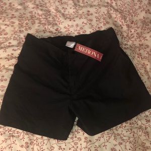 Merona polyester swim shorts size small